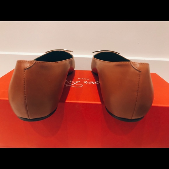 Like New Roger Vivier Trompette Quadrata 36.5 in Tan Color - With Original Box - Picture 7 of 8
